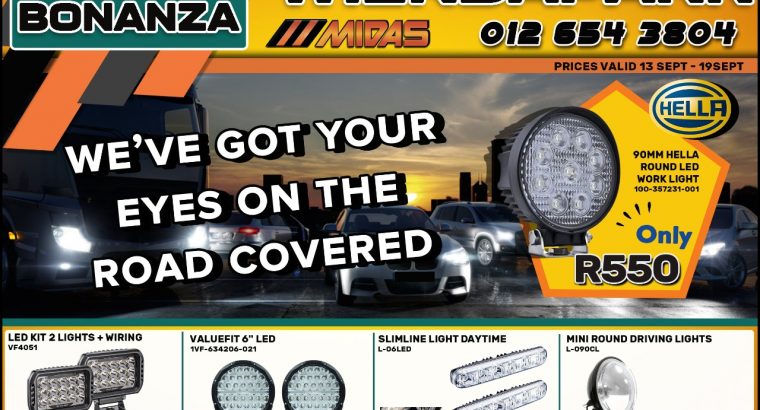 We’ve got your eyes on the road covered with these amazing deals!