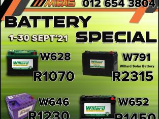 Willard Battery Special at Wierdapark Midas!
