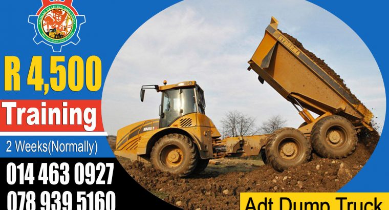 ADT Dump Truck Training in Rustenburg 0712613657