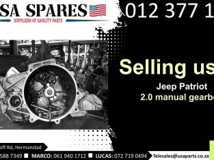 Jeep Patriot 2.0 MK 2007-17 used manual gearbox for sale