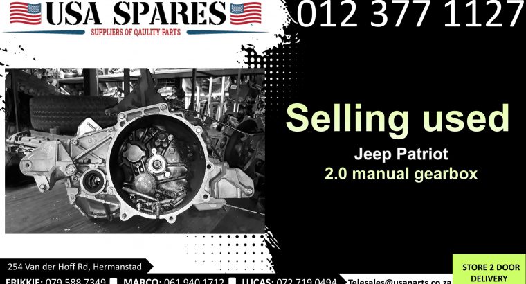 Jeep Patriot 2.0 MK 2007-17 used manual gearbox for sale