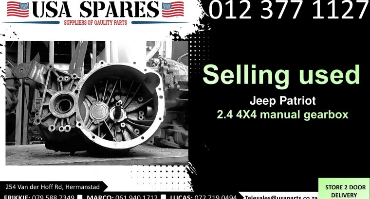 Jeep Patriot 2.4 4X4 MK 2007-17 used manual gearbox for sale
