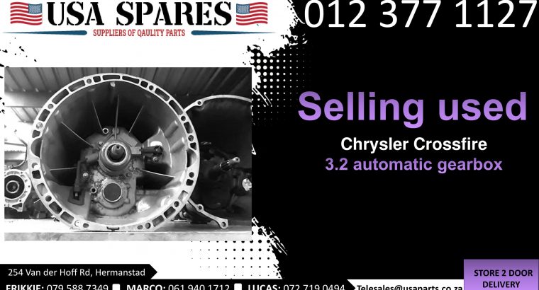 Chrysler Crossfire 3.2 2005-13 used auto gearbox for sale