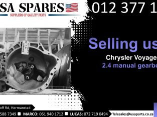 Chrysler Voyager 2.4 1999-03 used manual gearbox for sale