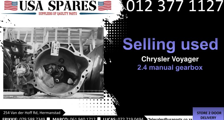 Chrysler Voyager 2.4 1999-03 used manual gearbox for sale