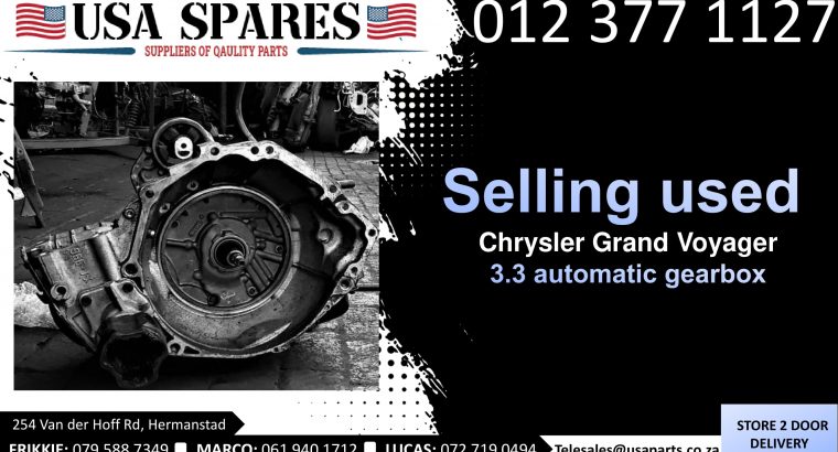 Chrysler Grand Voyager 3.3 1999-03 used automatic gearbox