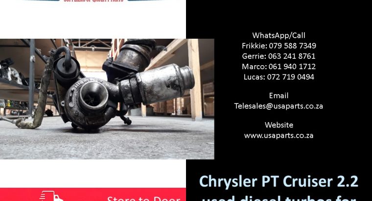 Chrysler Pt Cruiser 2.2 1999-05 used diesel turbos for sale