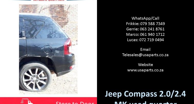 Jeep Compass 2.0/2.4 MK 2007-17 used quarter sections for sale