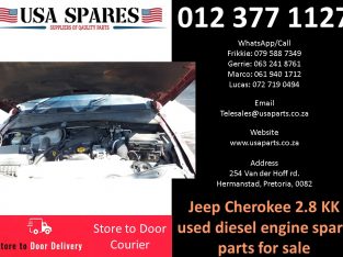 Jeep Cherokee 2.8 KK 2008-13 diesel used engine spare parts