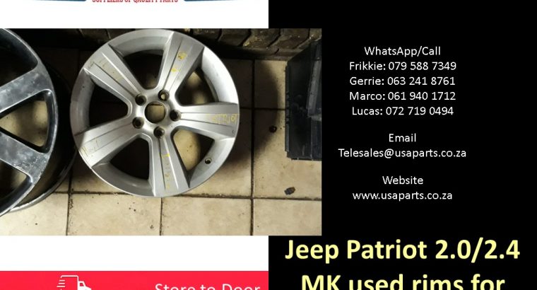 Jeep Patriot 2.0/2.4 MK 2007-17 used rims for sale