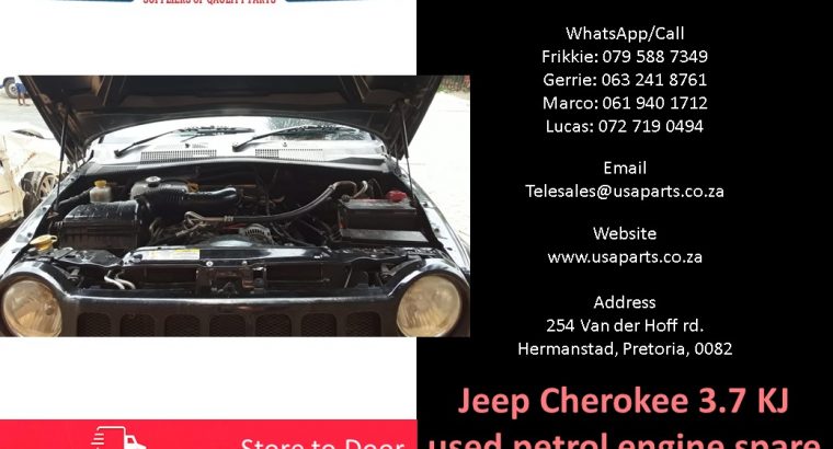 Jeep Cherokee 3.7 KJ 2002-07 petrol used engine spare parts