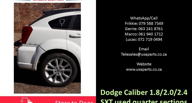 Dodge Caliber 1.8/2.0/2.4 SXT 2007-13 used quarter sections