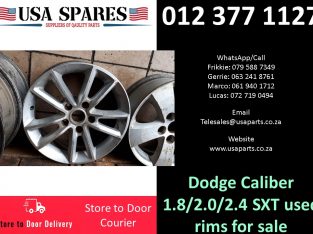 Dodge Caliber 1.8/2.0/2.4 SXT 2007-13 used rims for sale