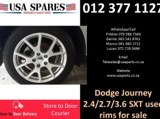 Dodge Journey 2.4/2.7/3.6 SXT 2007-19 used rims for sale