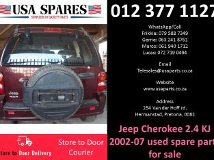 Jeep Cherokee 2.4 KJ 2002-07 used spare parts for sale