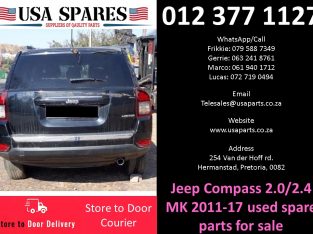 Jeep Compass 2.0/2.4 MK 2007-17 used spare parts for sale