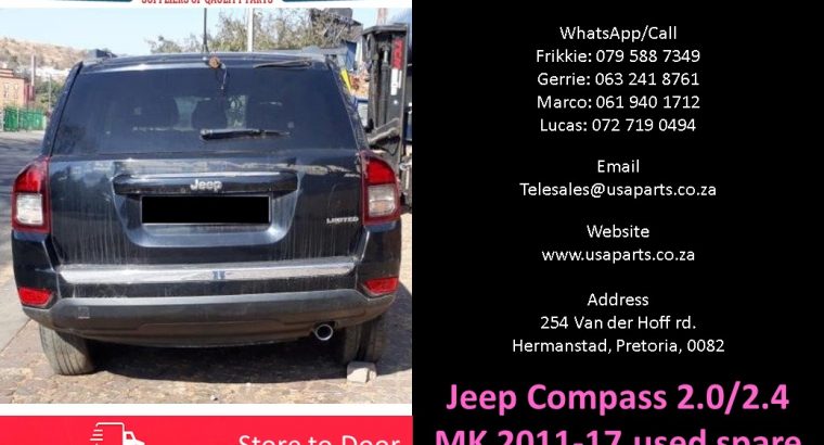 Jeep Compass 2.0/2.4 MK 2007-17 used spare parts for sale