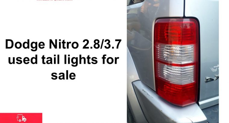 Dodge Nitro 2.8/3.7 SXT 2007-13 used tail lights for sale