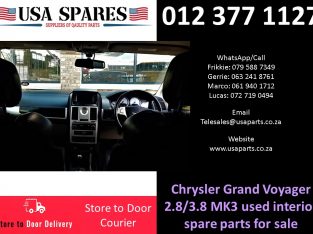 Chrysler Grand Voyager 2.8/3.8 MK3 2008-19 used interior spares