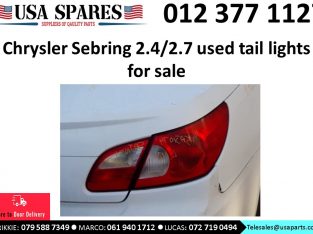 Chrysler Sebring 2.4/2.7 LX 2005-13 used tail lights for sale