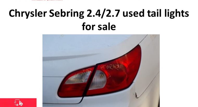 Chrysler Sebring 2.4/2.7 LX 2005-13 used tail lights for sale