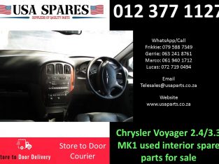 Chrysler Voyager 3.3 MK 1999-03 used interior spare parts