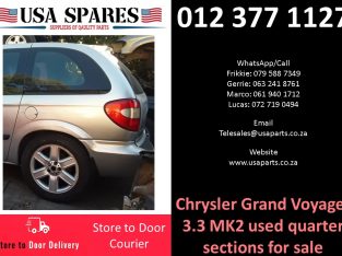 Chrysler Voyager 3.3 MK2 2003-07 used quarter sections for sale