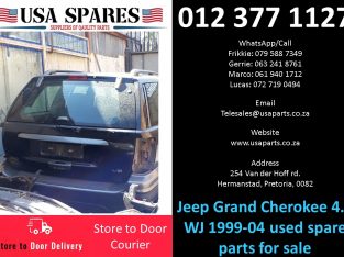 Jeep Grand Cherokee 4.7 WJ 1999-04 used spare parts for sale