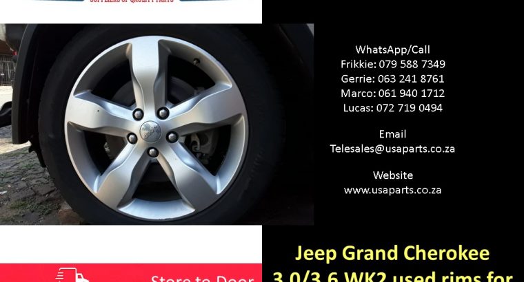 Jeep Grand Cherokee 3.0/3.6 WK2 2011-19 used rims for sale