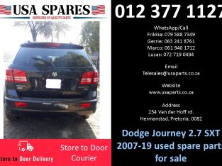 Dodge Journey 2.7 sxt 2007-18 used spare parts for sale