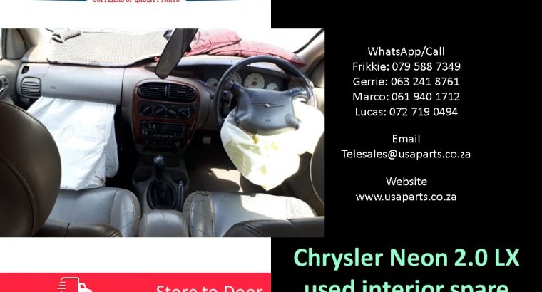 Chrysler Neon 2.0 LX 1999-05 used interior spare parts for sale