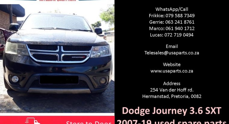 Dodge Journey 3.6 sxt 2007-18 used spare parts for sale