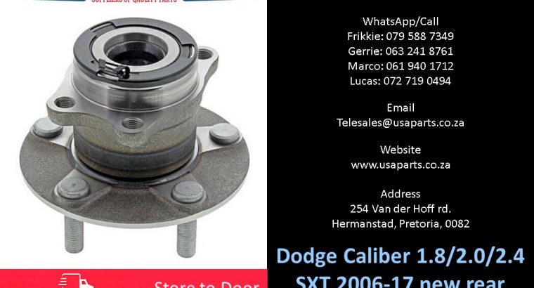 Dodge Caliber 1.8/2.0/2.4 SXT 2006-17 new rear wheel hubs