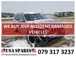 We buy Jeep accident damaged vehicles for used parts