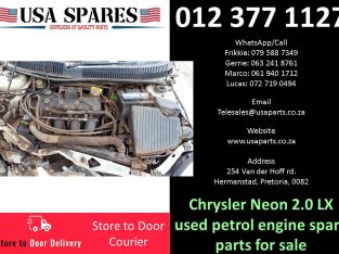 Chrysler Neon 2.0 LX 1999-05 used petrol engine spare parts