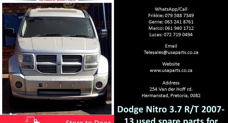 Dodge Nitro 3.7 R/T 2007-13 used spare parts for sale