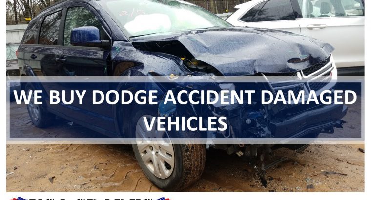 We buy Dodge accident damaged vehicles for used parts