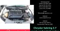 Chrysler Sebring 2.7 LX 2005-07 used petrol engine spare parts