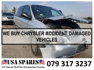 We buy Chrysler accident damaged vehicles for used parts