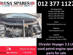 Chrysler Voyager 3.3 LX 2003-07 used petrol engine spare parts