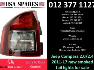 Jeep Compass 2.0/2.4 MK 2011-17 new smoked/clear tail lights