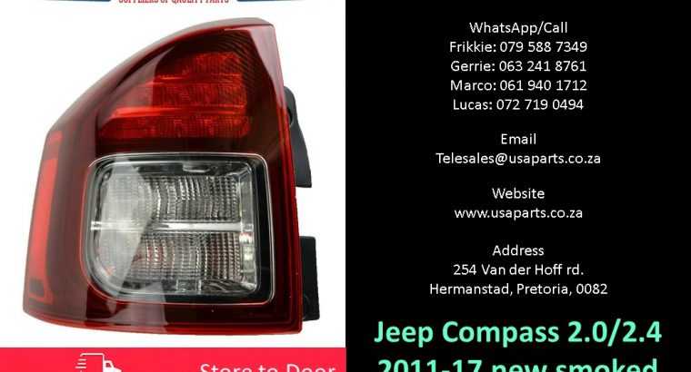 Jeep Compass 2.0/2.4 MK 2011-17 new smoked/clear tail lights