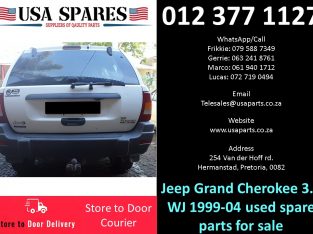 Jeep Grand Cherokee 3.1 WJ 1999-04 used spare parts for sale