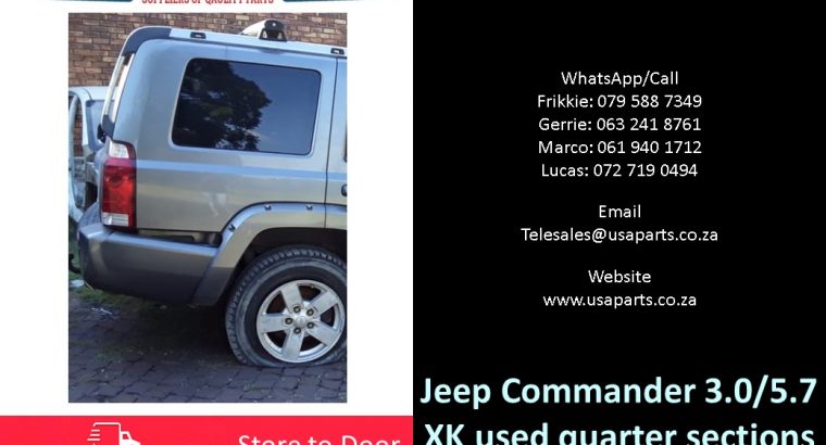 Jeep Commander 3.0/5.7 XK 2006-10 used quarter sections for sale