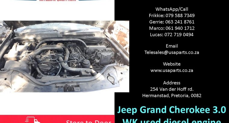 Jeep Grand Cherokee 3.0 WK 2005-10 diesel used engine spare parts