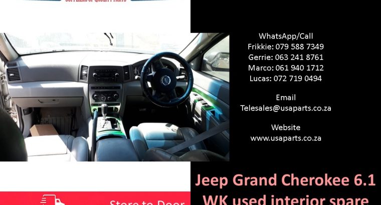 Jeep Grand Cherokee 6.1 WK 2005-10 used interior spare parts