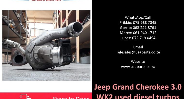Jeep Grand Cherokee 3.0 WK2 2011-19 used diesel turbos for sale