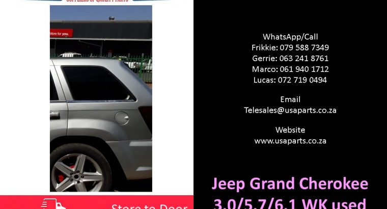 Jeep Grand Cherokee 3.0/5.7 WK 2006-10 used quarter sections