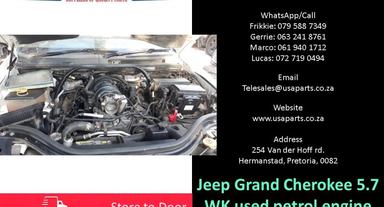 Jeep Grand Cherokee 5.7 WK 2005-10 petrol used engine spare parts