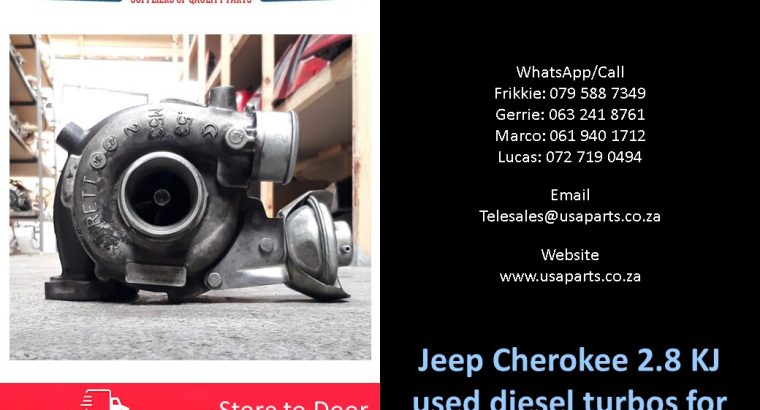 Jeep Cherokee 2.8 KJ 2002-07 used diesel turbos for sale